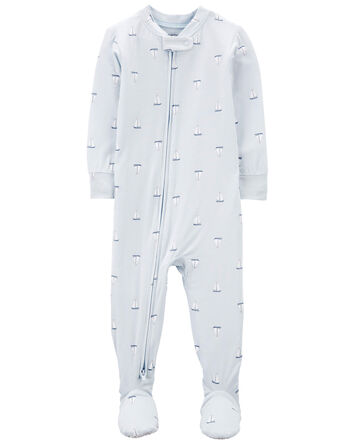 Baby 1-Piece Sailboat PurelySoft Footie Pajamas
