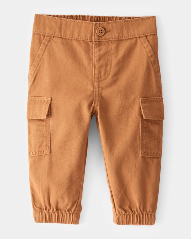 Product image 1 of Baby Utility Twill Cargo Pants - Brown