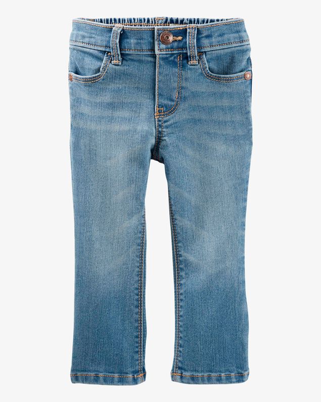 Product image 1 of Baby Girl Light Blue Wash Bootcut Jeans