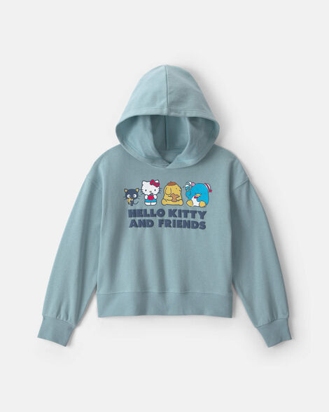 girls hello kitty® fleece hoodie - blue