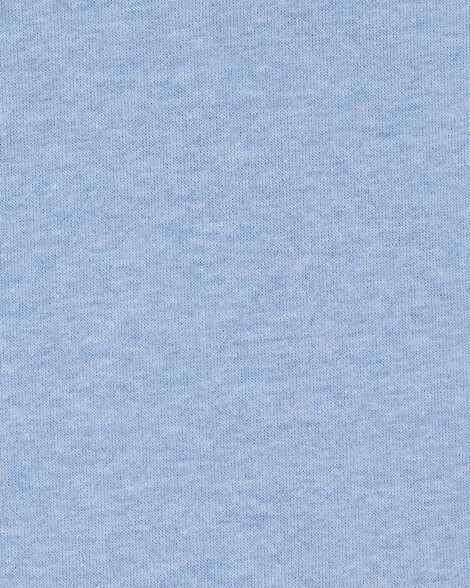 Product image 2 of Kid 2-Piece Hooded French Terry Tee & Shorts Set - Blue