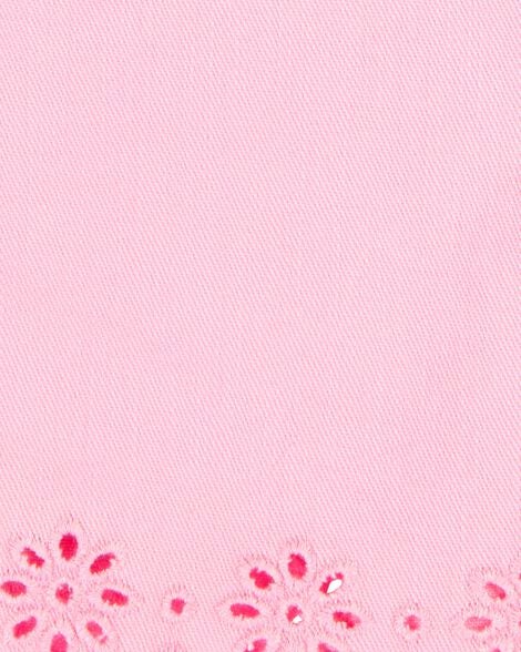 Product image 5 of Toddler Iconic Eyelet Short - Pink