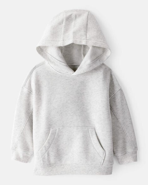 baby boy daydream fleece long-sleeve hoodie - grey