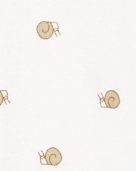  Product image 5 of Baby Preemie Snail Cotton Sleeper Gown