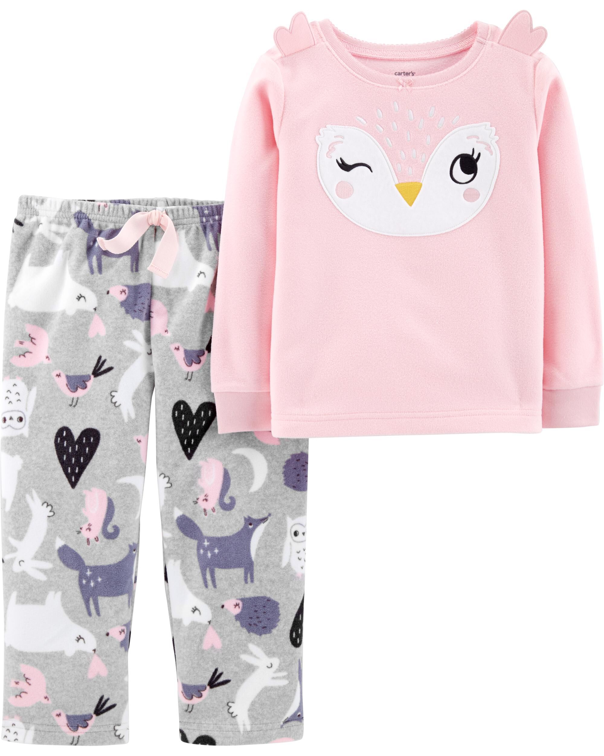 carter's 2 piece fleece pajamas