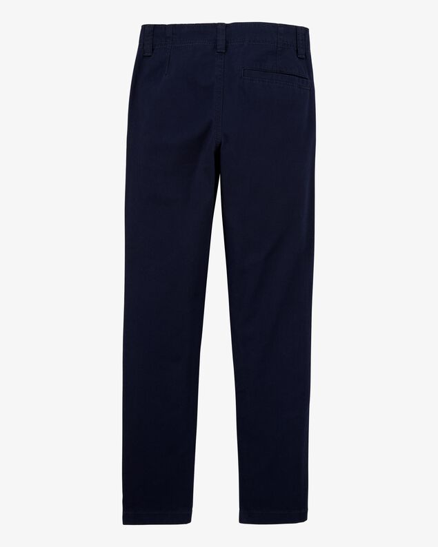 Product image 2 of Kid Slim Tapered Chino Uniform Pants - Navy