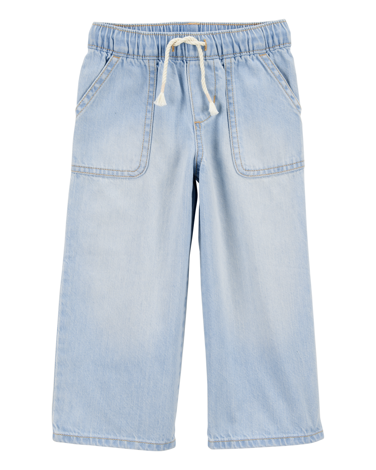 【2plan】Dep washing card denim pants Toddler Pull-On Knit Denim Pant - Light Blue Wash - OshKosh