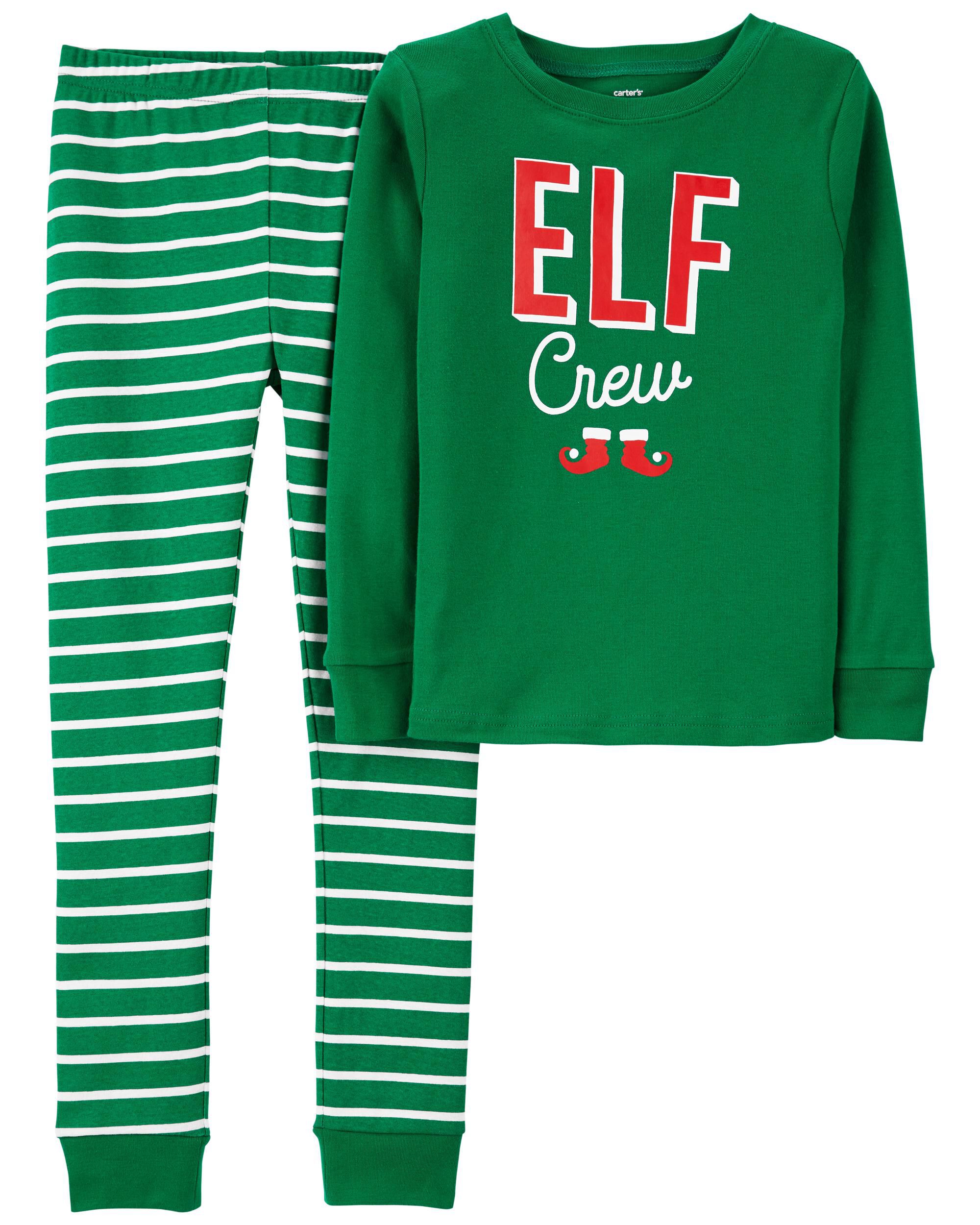 carters elf pajamas