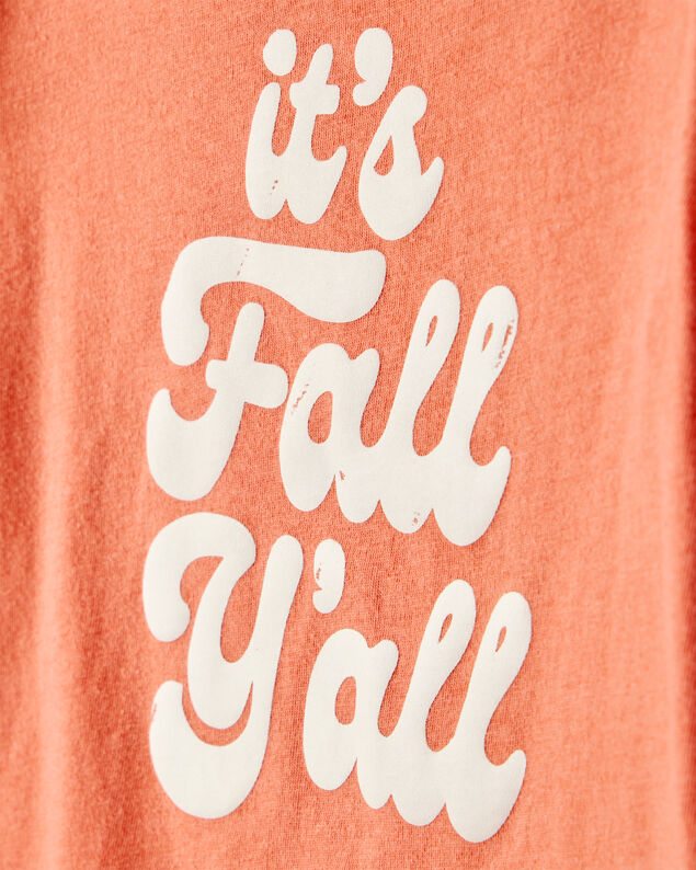 Product image 2 of Toddler Girl It's Fall Y'all Short-Sleeve Graphic Tee - Orange