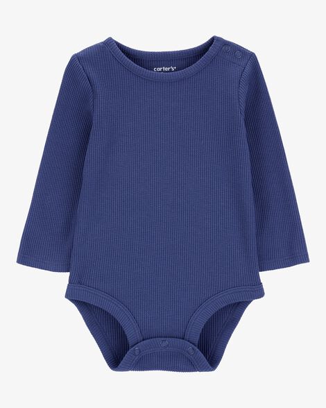  Product image 1 of Baby Waffle Knit Long-Sleeve Bodysuit