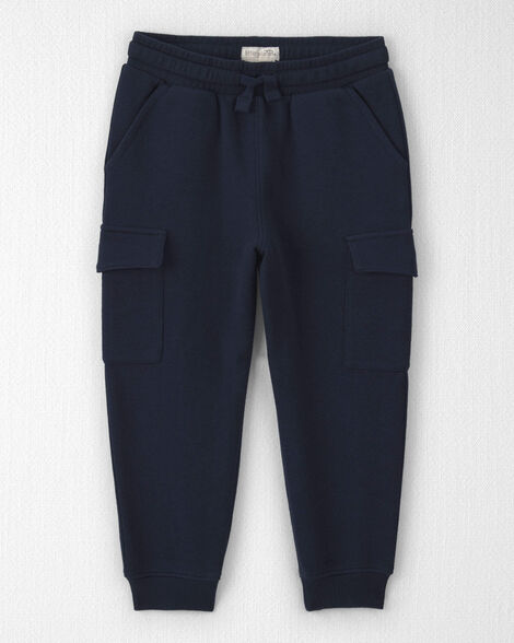 Toddler Boy Organic Cotton French Terry Cargo Pants