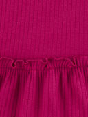 Berry - Toddler Long-Sleeve Ribbed Dress, Selected