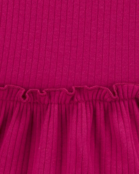 Product image 3 of Toddler Long-Sleeve Ribbed Dress