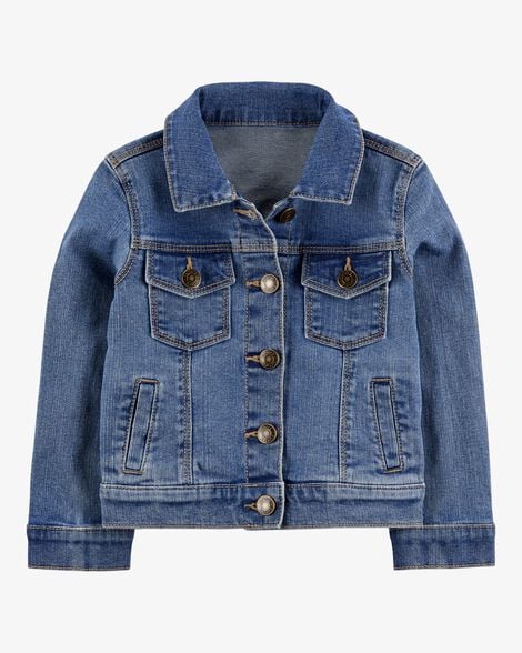 Product image 1 of Baby Girl Denim Jacket - Medium Wash