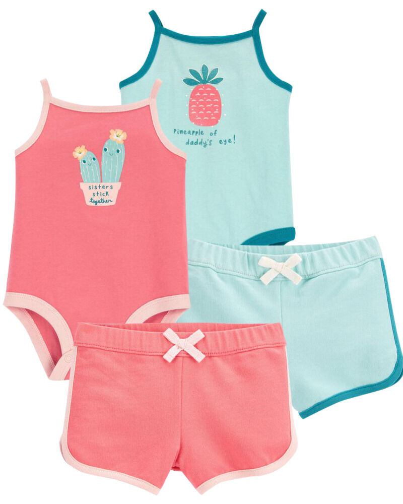Carter's Infant Girls 2 Pc Long Sleeve Shirt & Leggings Set  NWT 3M   Pink* 