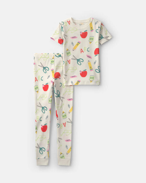 kids 2-piece school pajama set