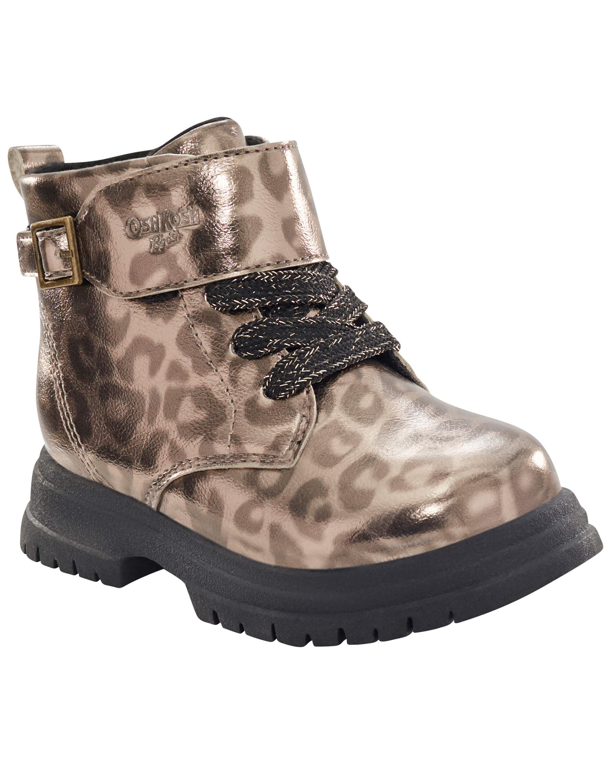Toddler Cheetah Print Lace Up Boots OshKosh Carter s
