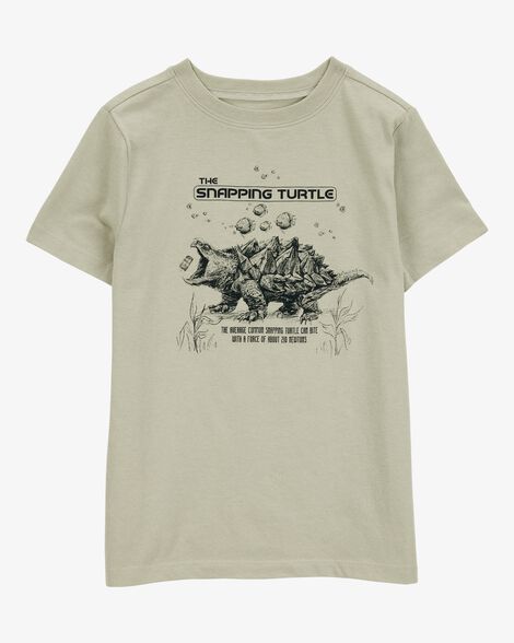  Product image 1 of Kid Turtle Short-Sleeve Graphic Tee - Grey