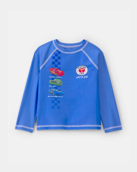 toddler boy ©disney/pixar cars rashguard - blue