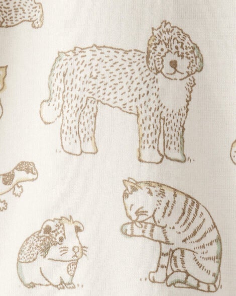  Product image 3 of Baby Pet Print Organic Cotton 2-Piece Pajamas
