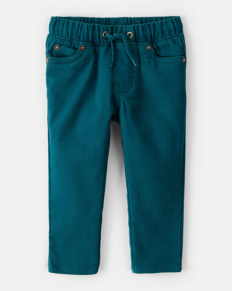 Baby Boy Drawstring Pants - Green