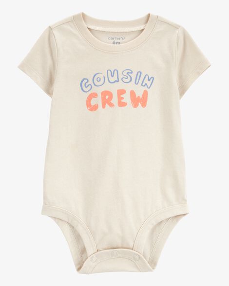  Product image 1 of Baby Cousin Crew Short-Sleeve Bodysuit - Ivory