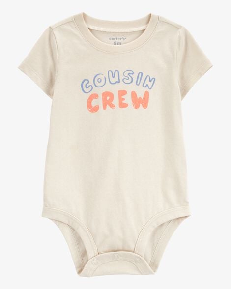 Product image 1 of Baby Cousin Crew Short-Sleeve Bodysuit - Ivory