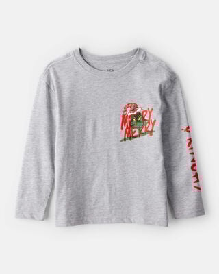 Boys Dr. Seuss™ The Grinch Long-Sleeve Graphic Tee - Red