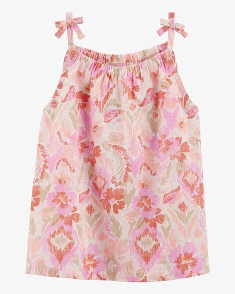  Product image 1 of Baby Floral Print Tank - Pink
