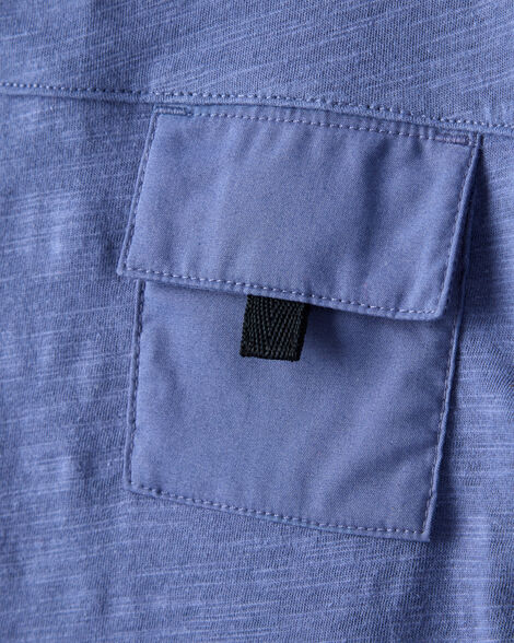 Product image 2 of Baby Boy Short-Sleeve Pocket Tee - Blue