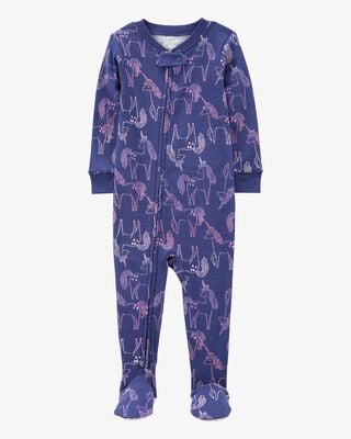Product image 1 of Toddler 1-Piece Unicorn 100% Snug Fit Cotton Footie Pajamas