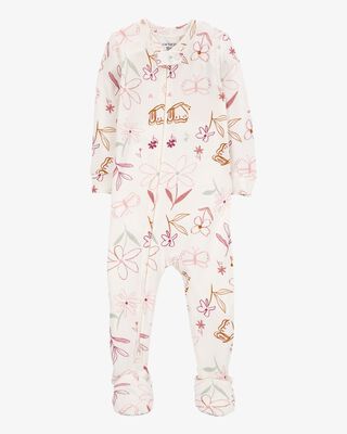 Product image 1 of Toddler Floral 1-Piece PurelySoft Footie Pajamas