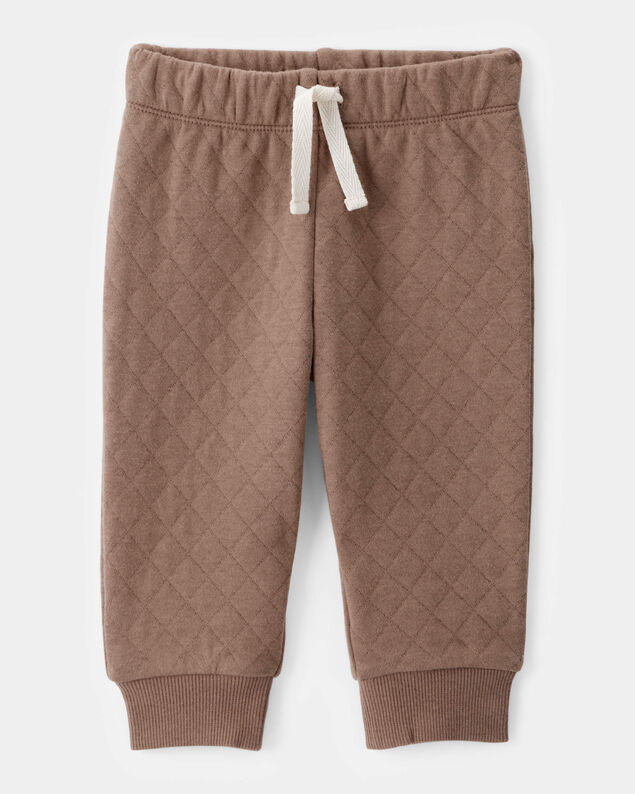 Product image 2 of Baby 2-Piece Woodland Print Long-Sleeve Bodysuit & Quilted Pant Set