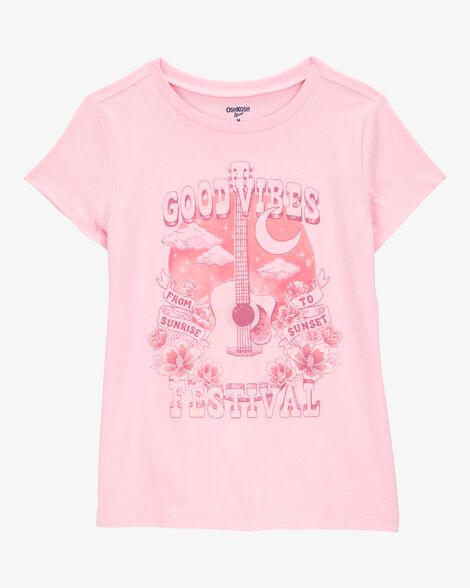  Product image 1 of Kid Concert Short-Sleeve Graphic Tee - Pink
