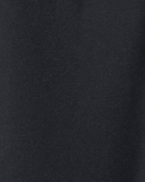 Product image 3 of Kid Solid Cotton Flare Stretch Leggings - Black
