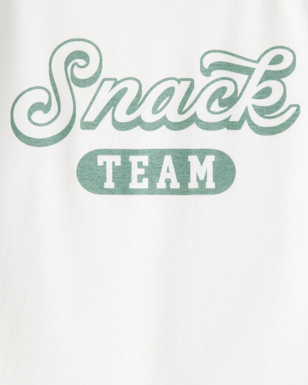 Product image 2 of Girls Snack Team Short-Sleeve Graphic Tee - Green/White