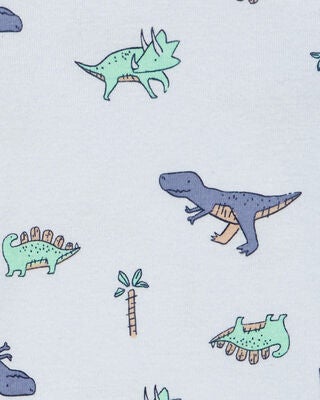 Product image 2 of Baby 5-Pack Dinosaur Short-Sleeve Bodysuits