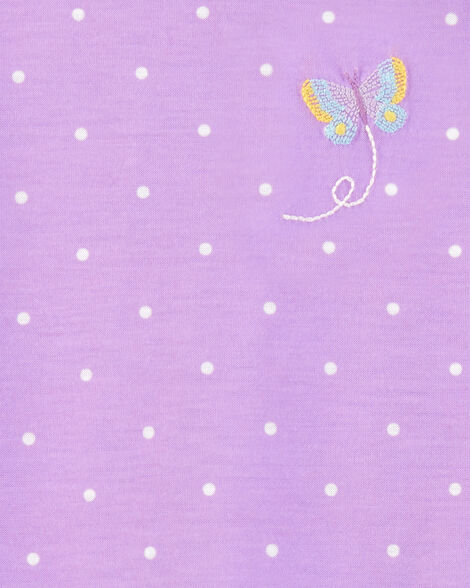 Product image 2 of Girls 2-Pack Butterfly Nightgowns - Purple