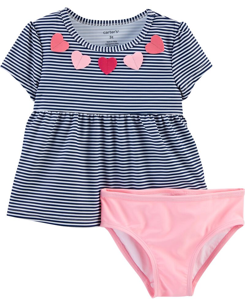 Carter S Heart 2 Piece Rashguard Set Carters Com
