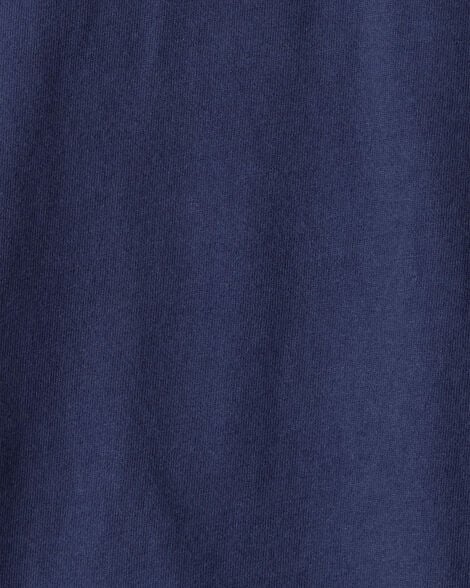 Toddler Boy Short-Sleeve Henley Tee - Navy