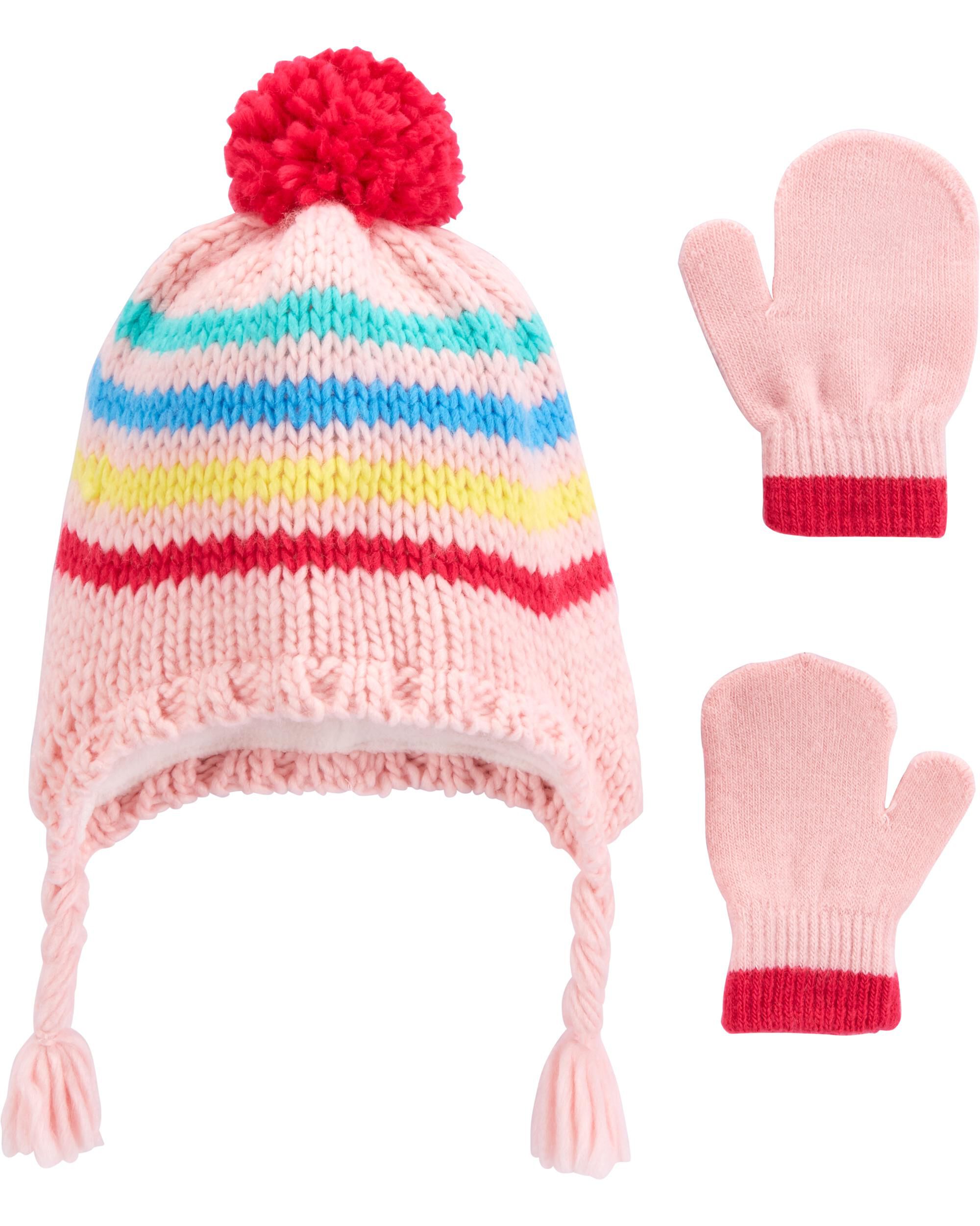 carters baby girl winter hats
