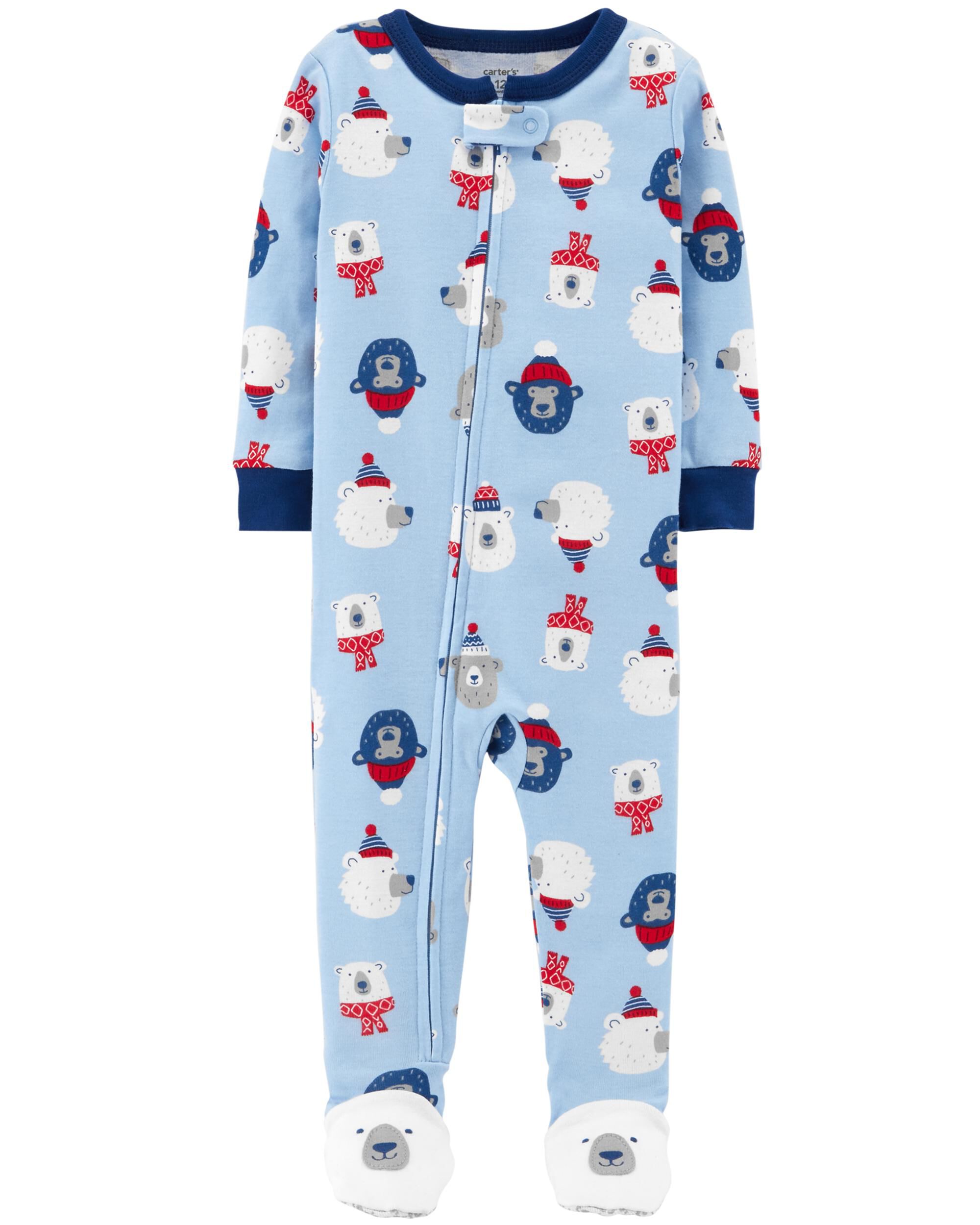 carter's polar bear pajamas