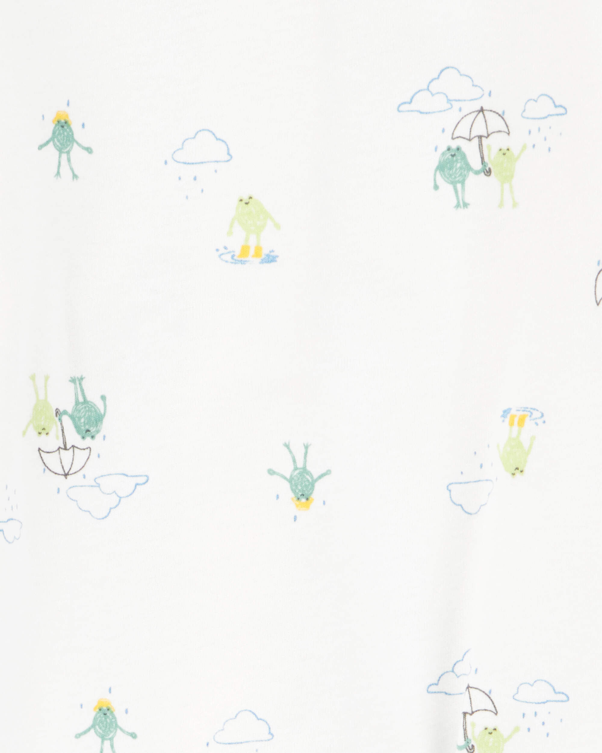 Baby 2-Pack Frog 2-Way Zip Cotton Sleep & Play Pajamas