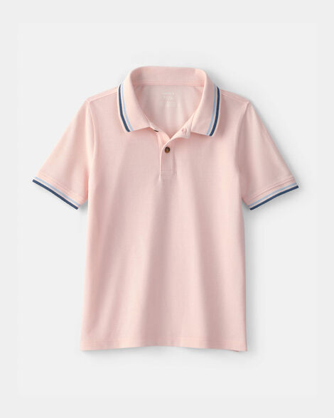 boys polo shirt - pink