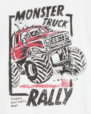Product image 2 of Kid 4-Piece Truck Cotton Pajamas