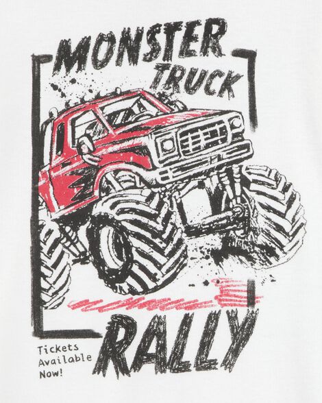  Product image 2 of Kid 4-Piece Truck Cotton Pajamas