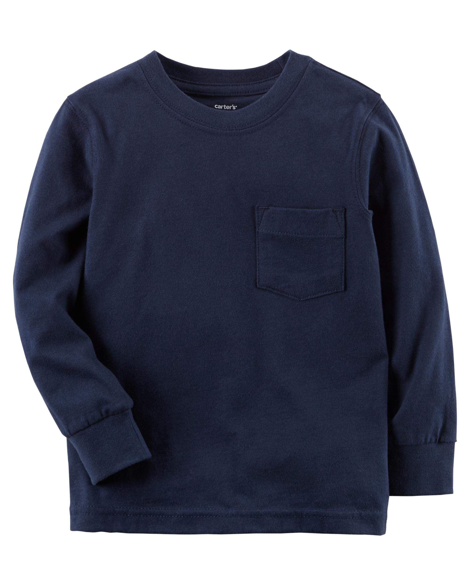 大きな取引 - Tee Pocket Long-Sleeve Kid Carter's Carter's | トップス