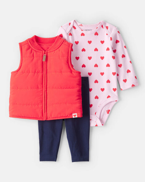 Baby Heart Bodysuits