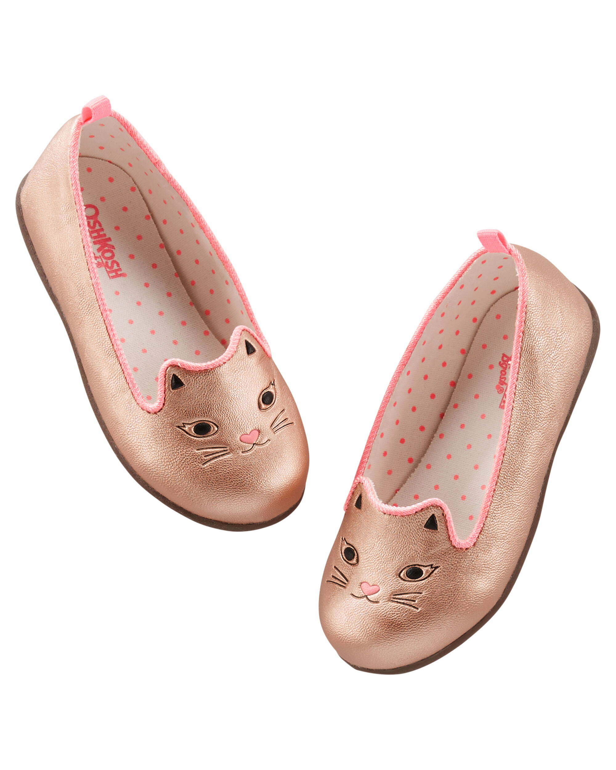 carters rose gold shoes