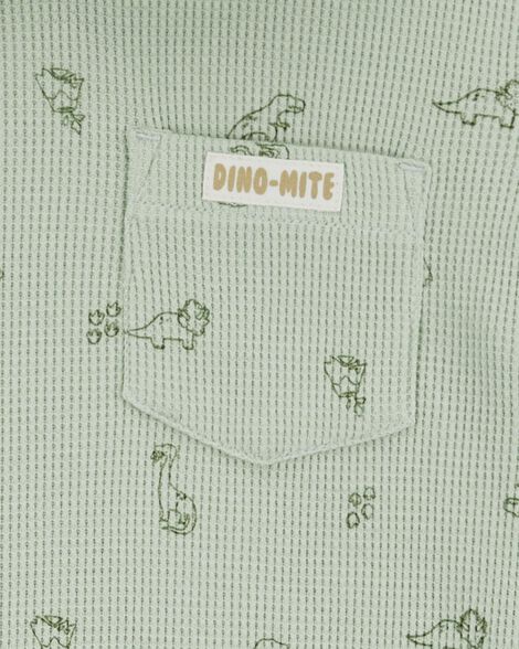  Product image 2 of Baby 2-Piece French Terry Dino Print Set